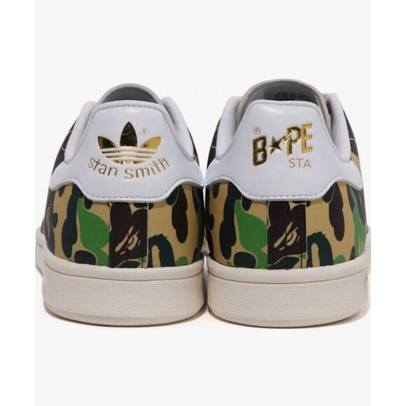 adidas BAPE x Stan Smith '30th Anniversary - ABC Camo' IG8949 - Picture 8 of 9